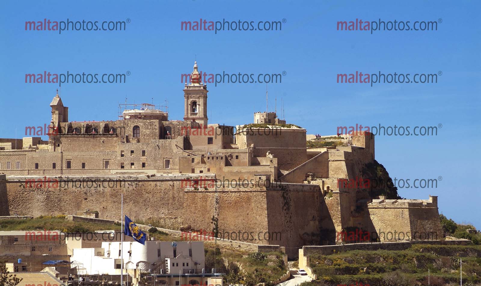 Gozo Victoria Rabat Citadel Cittadella Bastions - Malta Photos