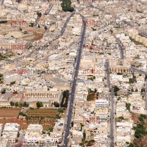 Birkirkara B'Kara Aerial Views Streets - Malta Photos